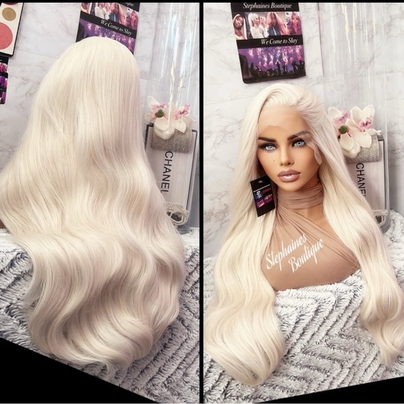 Human Hair Blended Lace Front Wig